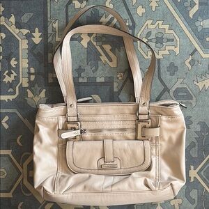 Tyler Rodan Cream Shoulder Bag
